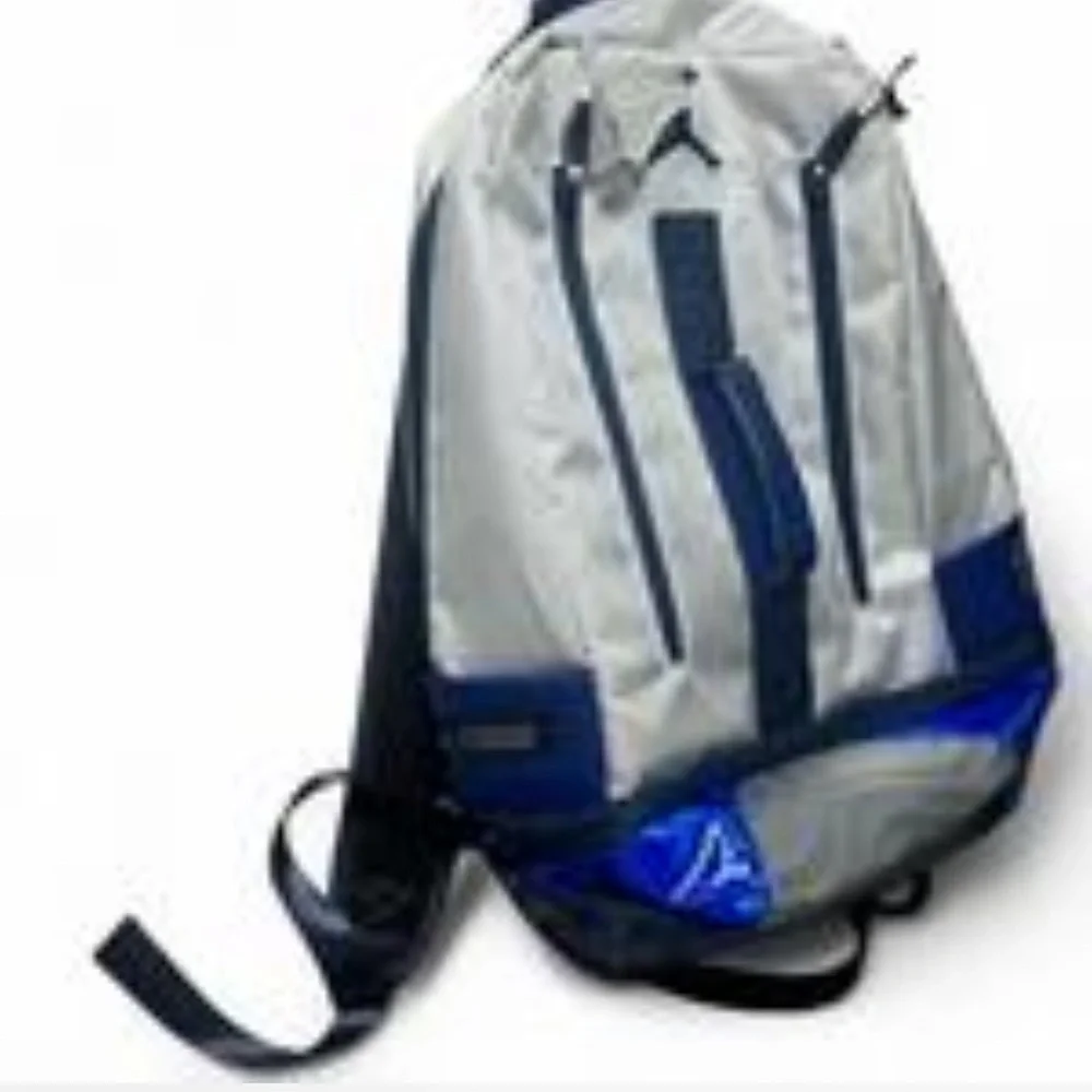 Stylish Blue and Gray Backpack